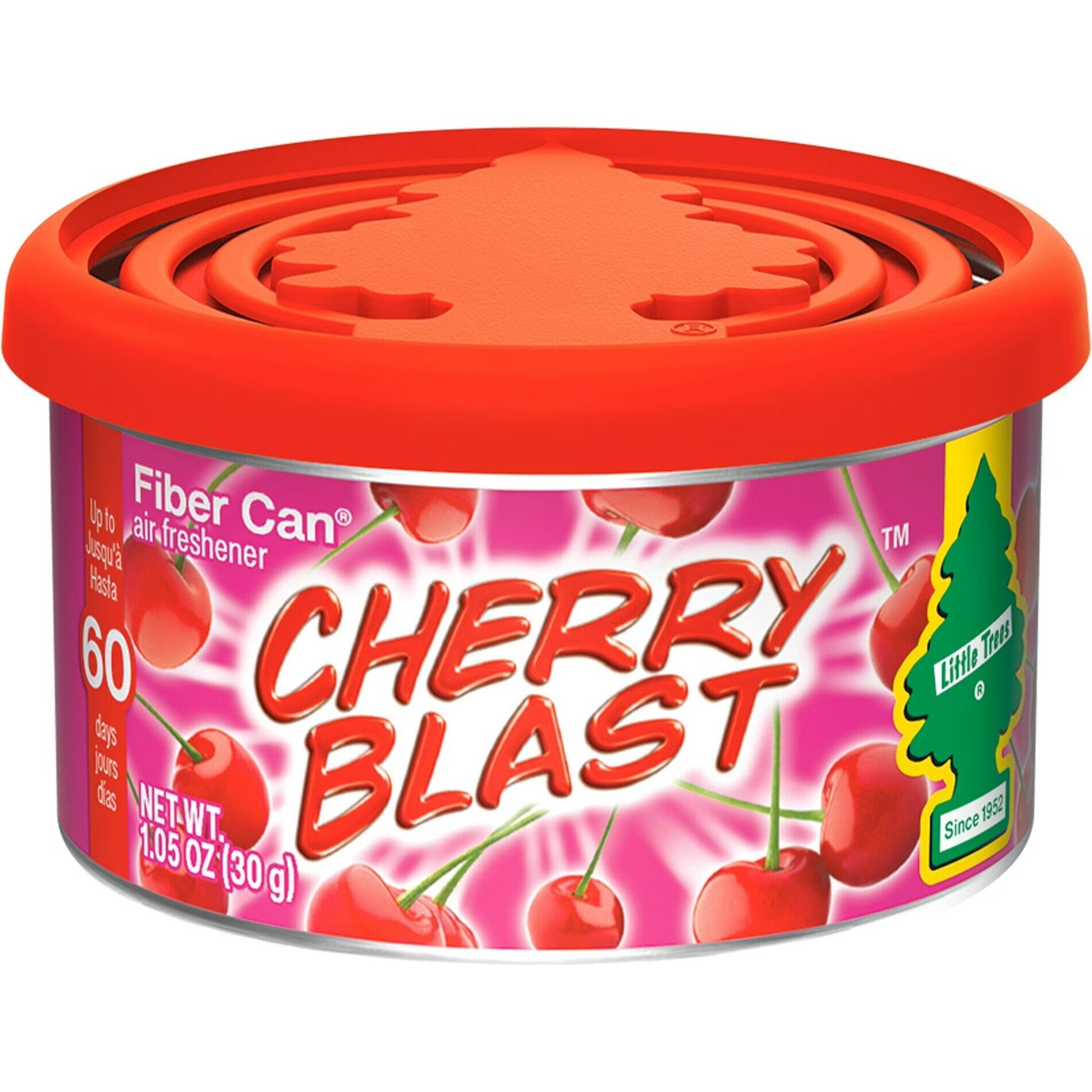 Little Trees UFC-17811-24  Fiber Can Air Freshener Cherry Blast Scent