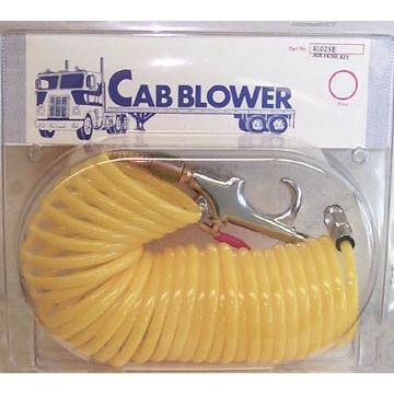 Cab Blower 10025E  Economy 25' Coiled Air Hose with Quick Connect Coupler