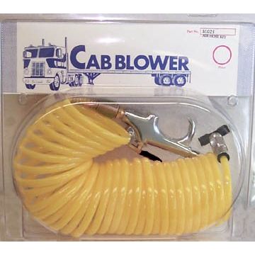 Cab Blower 11025  25' Coiled Air Hose with Swivel and "T" Fittings