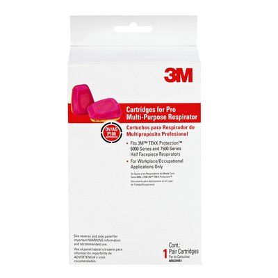 3M 60923HB1-C Replacement Cartridges, 6000 or 7500 Series Respirators 3M 60923HB1-C Replacement Cartridges, 6000 or 7500 Series Respirators