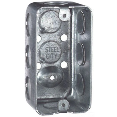 Thomas & Betts Steel City 58361-1/2  Steel Electrical Box 1-7/8" Depth