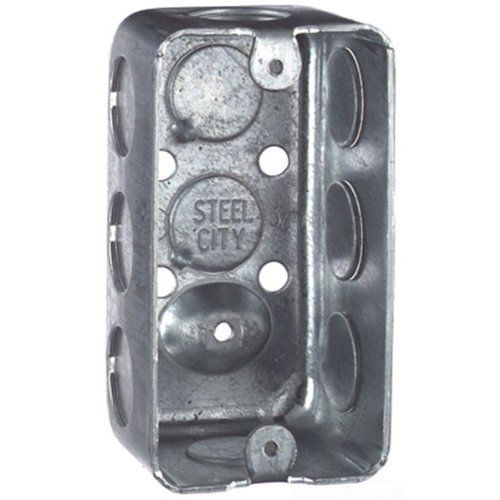 Thomas & Betts Steel City 58361-1/2  Steel Electrical Box 1-7/8" Depth