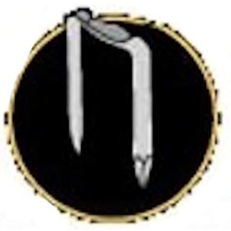 W.W. Cross 100P1 Viking 1/2" x 1" Sheathed Cable Staple - 100 per Box