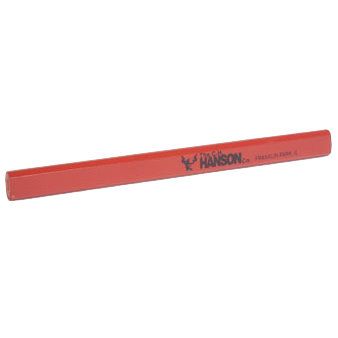 C.H. Hanson 10231  Red Lead Carpenters Pencil - 72 per Box
