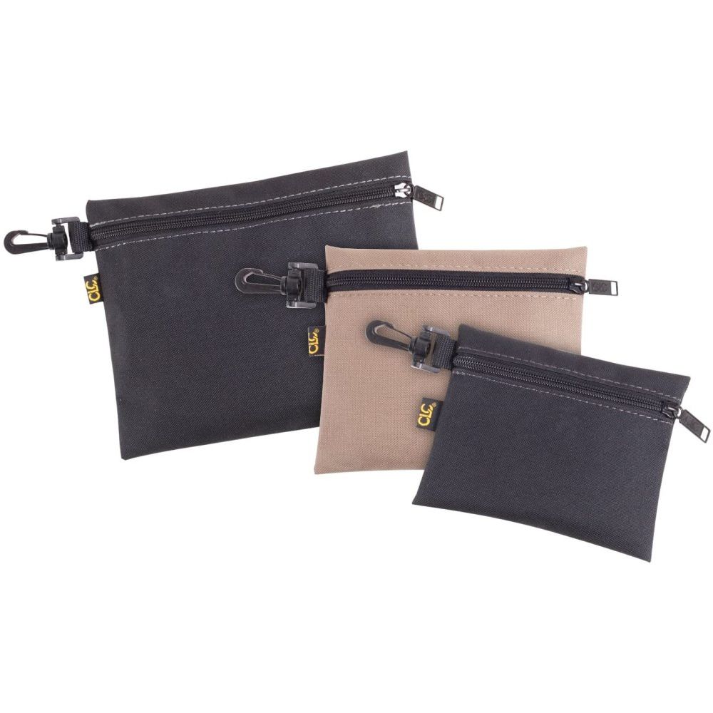 Custom Leathercraft 1100 3 Multi-purpose, Clip-on, Zippered Bags Custom Leathercraft 1100 3 Multi-purpose, Clip-on, Zippered Bags