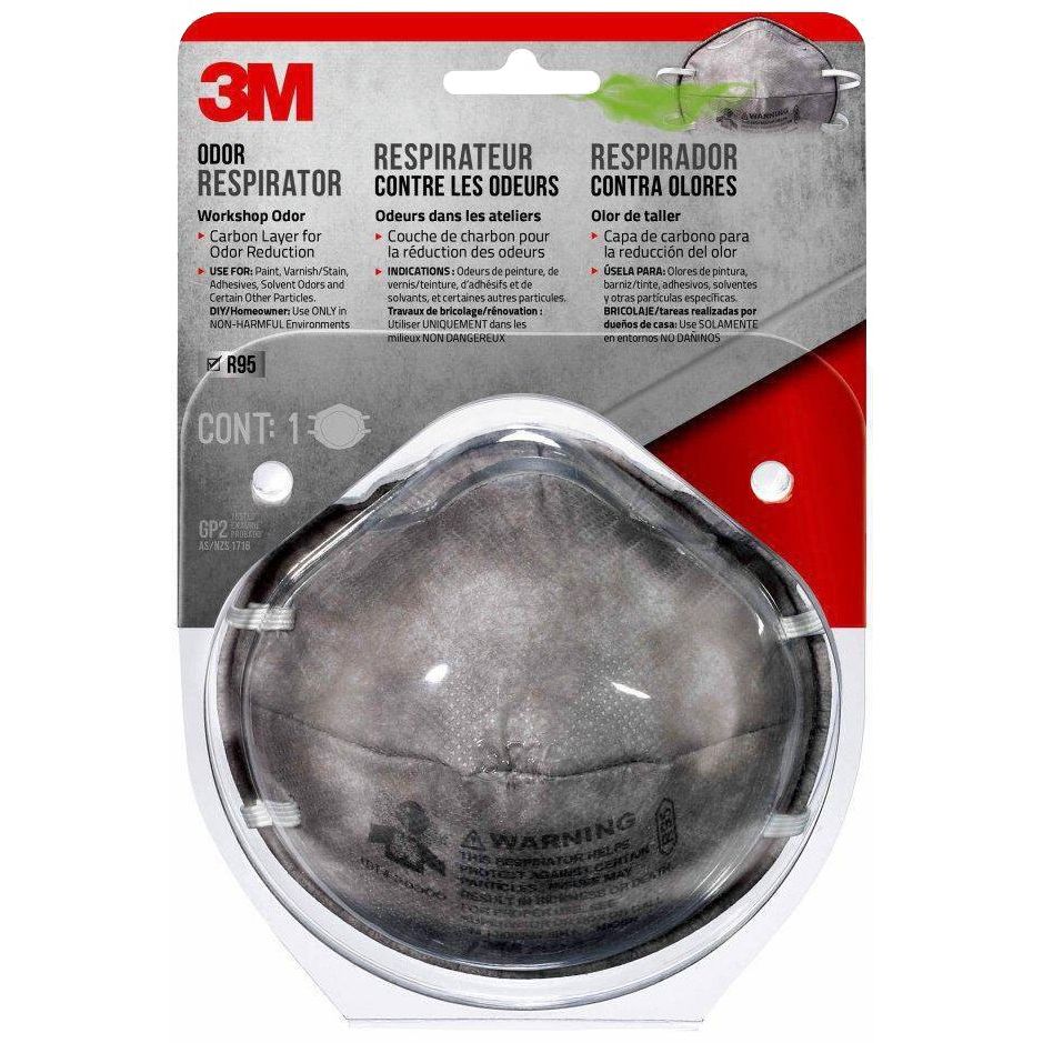 3M 8247  Particulate Respirator R95 with Nuisance Level Organic Vapor Relief  - 1 per Package