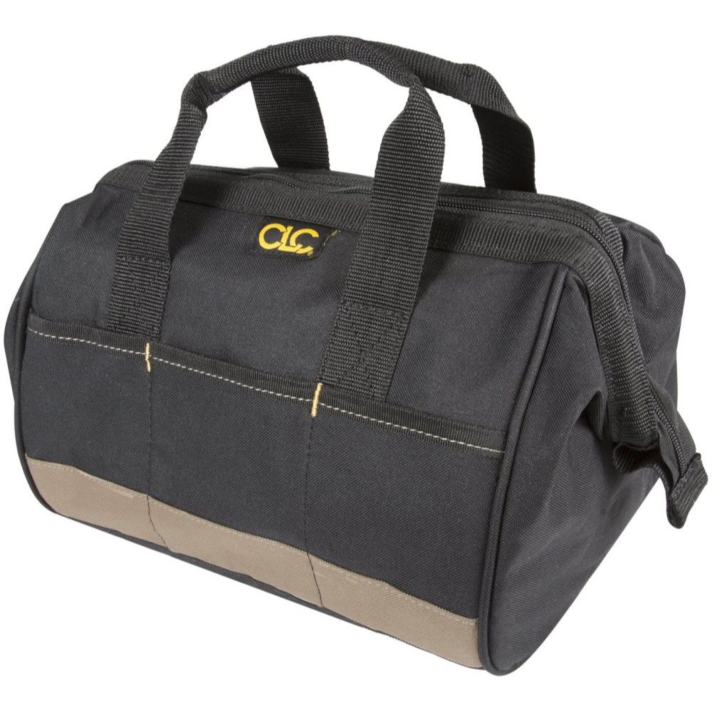 Custom Leathercraft 1161 12" Large Bigmouth Tool Tote Bag Custom Leathercraft 1161 12" Large Bigmouth Tool Tote Bag