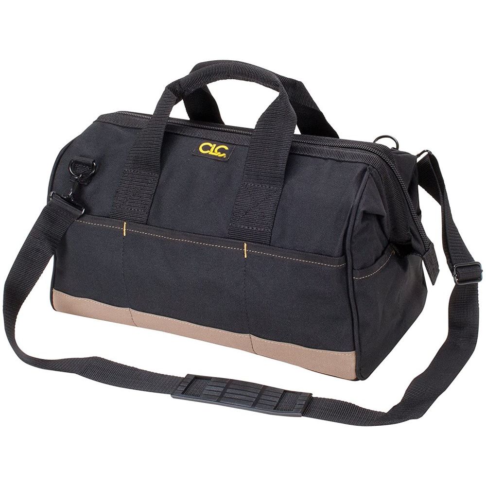 Custom Leathercraft 1165   16" Large Bigmouth Tool Tote Bag
