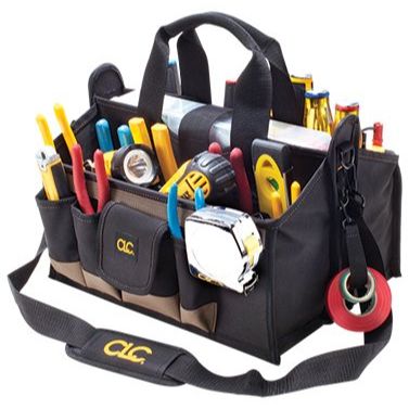 Custom Leathercraft 1529  16" Center Tray Tool Bag