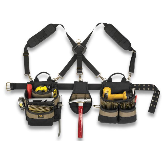 Custom Leathercraft 1614  23-Pocket/5 Piece Comfortlift Combo System