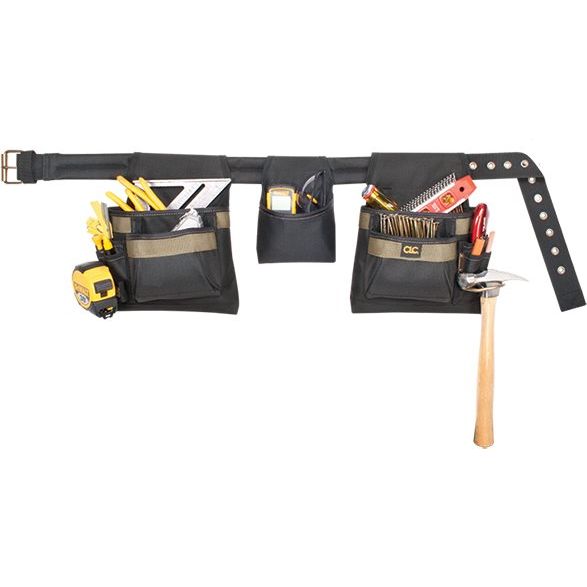 Custom Leathercraft 1649  4 Piece Carpenters Combo Tool Belt