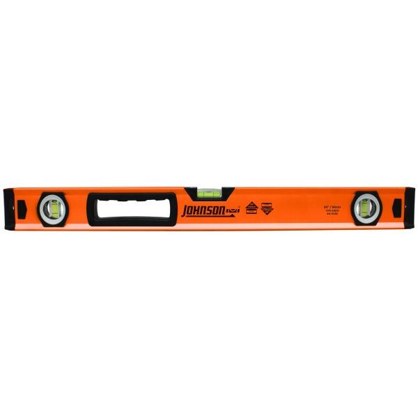 Johnson Level & Tool Manufacturing 1741-2400 Box Level 24" Heavy Duty with Handles Johnson Level & Tool Manufacturing 1741-2400 Box Level 24" Heavy Duty with Handles