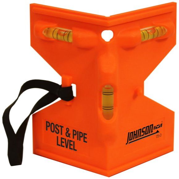 Johnson Level & Tool Manufacturing 175-O  Orange Post & Pipe Level