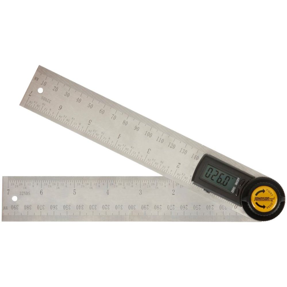 Johnson Level & Tool Manufacturing 1888-0700 7" Digital Angle Locator and Ruler Johnson Level & Tool Manufacturing 1888-0700 7" Digital Angle Locator and Ruler