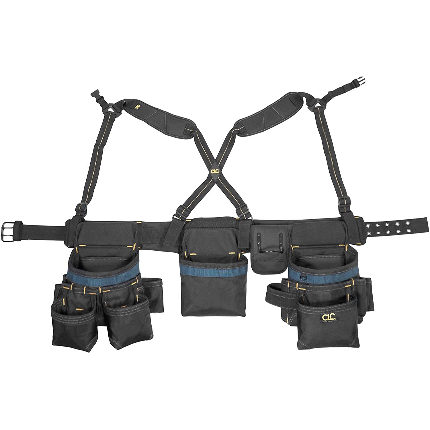 Custom Leathercraft 2617 6-Piece Carpenter's Ballistic Combo  Framing Belt