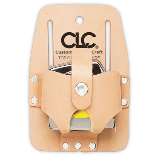 Custom Leathercraft 464  Top Grain Leather Tape Holder 16'-30'
