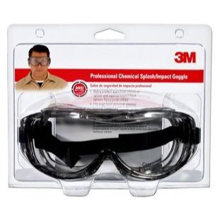 3M 91264-80025T Professional Chemical Splash/Impact Goggle
