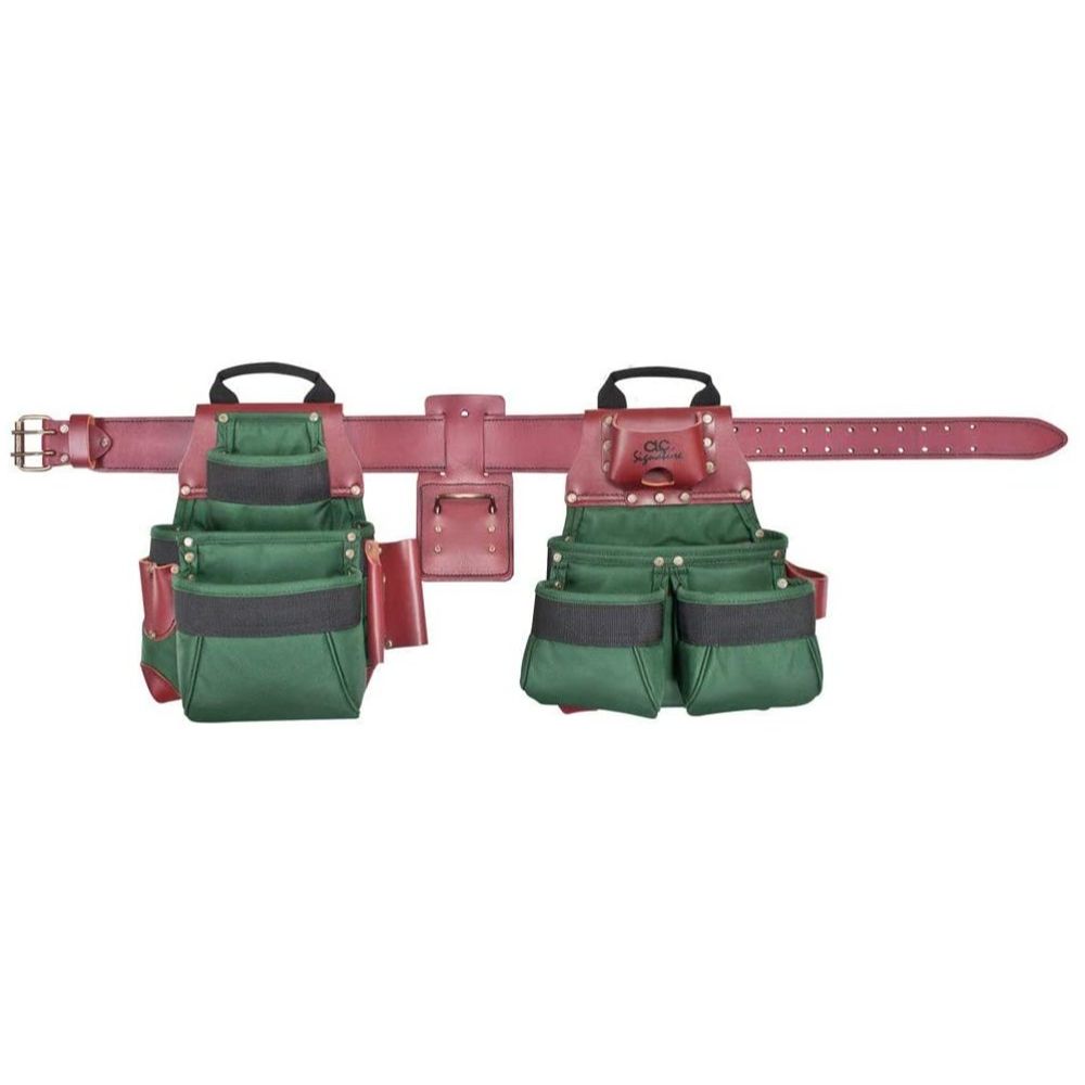 Custom Leathercraft 54531  Tool Belt Framer. Top Of The Line Pro Framers's Ballistic Nylon Combo System