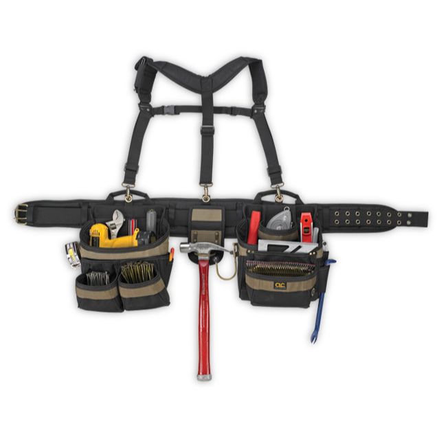 Custom Leathercraft 6714  5 Piece Heavy-Duty Framer's Comfort-lift Combo Rig