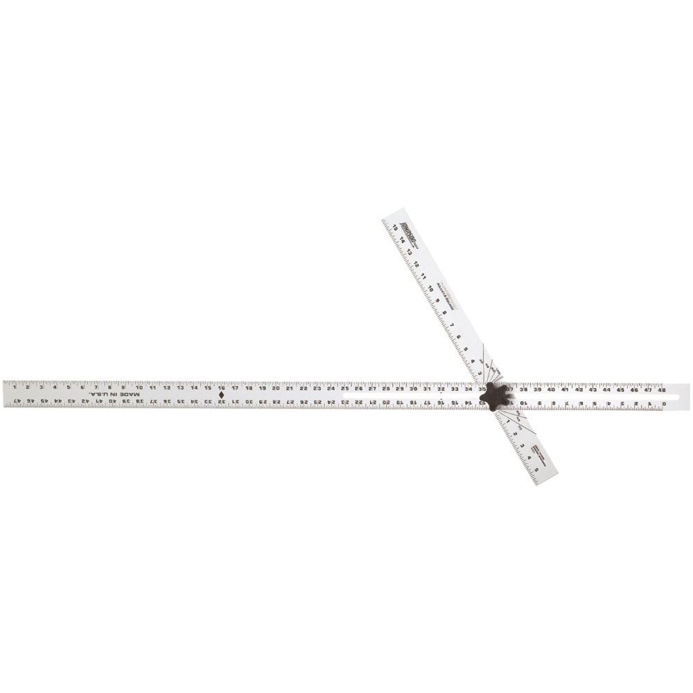 Johnson Level & Tool Manufacturing ADS48  48" "The Original" Aluminum Adjust-A-Square T-Square