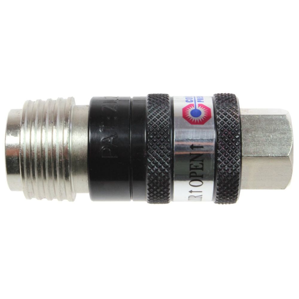 Coilhose Pneumatics 150USE  5-in-1 Automatic Safety Exhaust Universal Coupler - 1/4" Body Size x 1/4" Female NPT