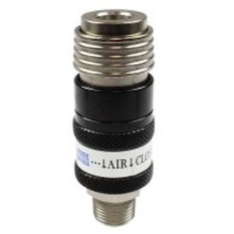 Coilhose Pneumatics 152USE  5-in-1 Automatic Safety Exhaust Coupler 1/4" Body, 1/4" MPT