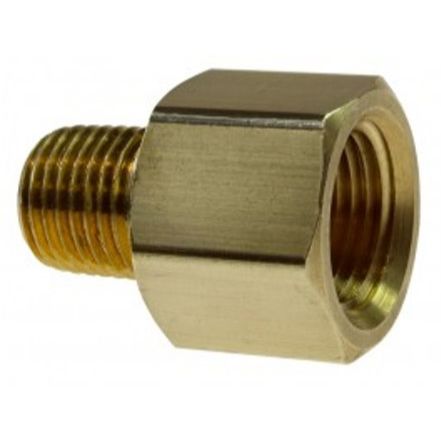 Coilhose Pneumatics C0604  Hex Adapter,  3/8" FPT x 1/4" MPT