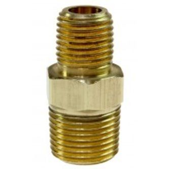 Coilhose Pneumatics H0604  Hex Nipple, 3/8" MPT x 1/4" MPT