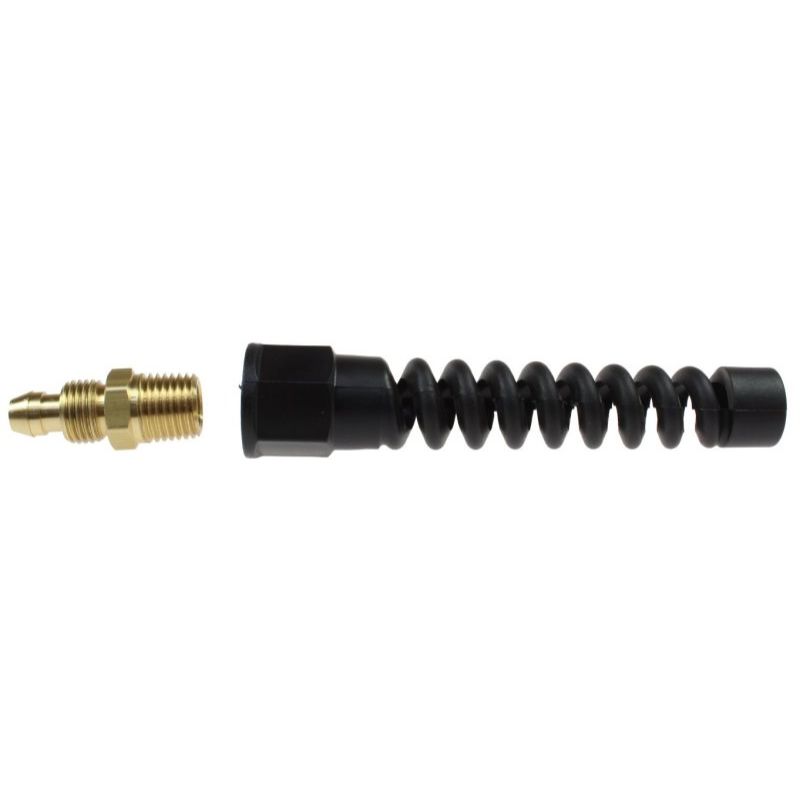 Coilhose Pneumatics PRM0404SR  1/4" ID x 1/4" Male NPT Rigid Air Line Fitting with Reusable Strain Relief