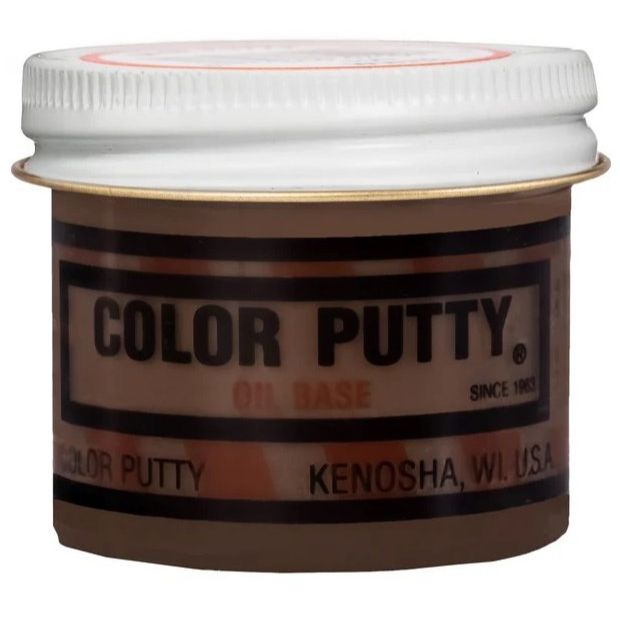 Color Putty 130  3.68oz Oil Based Wood Filler Putty - Dark Walnut