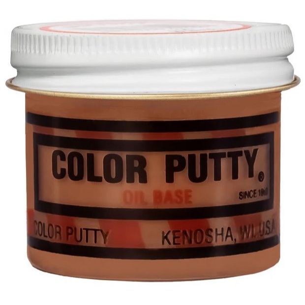 Color Putty 144  3.68oz Oil Based Wood Filler Putty - Teakwood