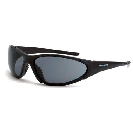 Crossfire 1821  Core Safety Glasses Smoke Lens - Matte Black Frame