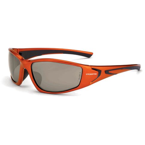 Crossfire 23125 RPG Safety Glasses HD Dimi-Copper Flash Mirror Lens- Burnt Orange Frame Crossfire 23125 RPG Safety Glasses HD Dimi-Copper Flash Mirror Lens- Burnt Orange Frame