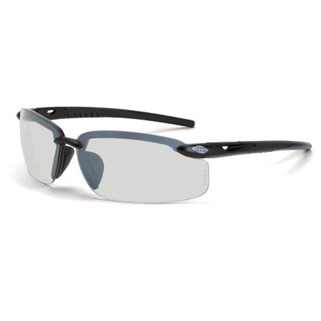 Crossfire 29215  ES5 Safety Glasses Indoor - Outdoor Lens - Matte Black Frame