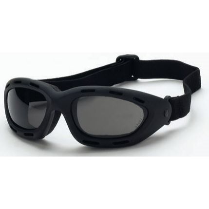 Crossfire 91352AF  Element Safety Goggles Smoke Anti-fog Lens - Adjustable Elastic Strap