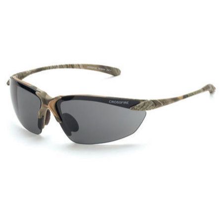 Crossfire 9141  Sniper Safety Glasses Smoke Lens - Woodland Camo Frame