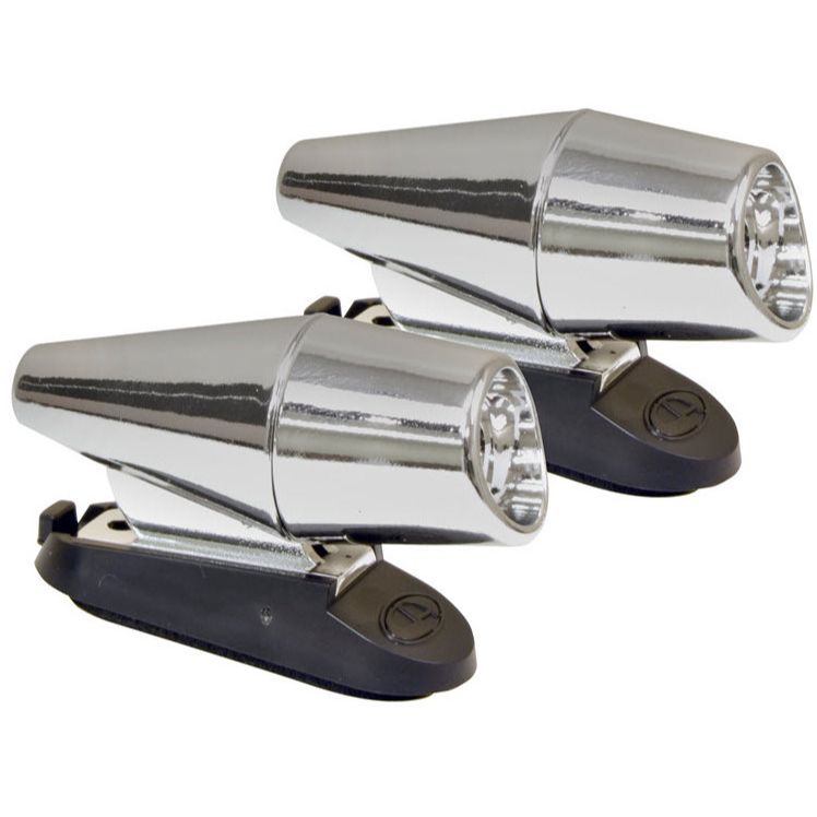 Custom Accessories Chrome Deer Alerts Devices - 2 per Package (17381)