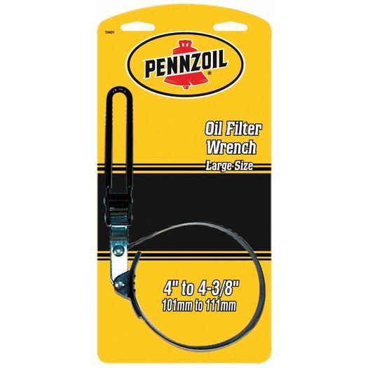 Custom Accessories 19401 X-LG Oil Filter Wrench - Most 4" to 4-3/8" Filters Custom Accessories 19401 X-LG Oil Filter Wrench - Most 4" to 4-3/8" Filters
