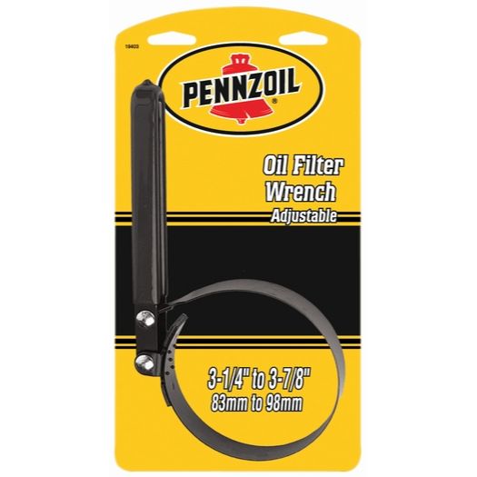Custom Accessories 19403  Adjustable Oil Filter Wrench - Most 3-1/4" to 3-7/8" Filters