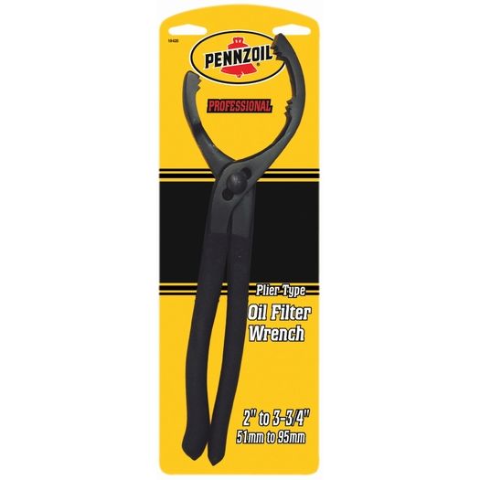 Custom Accessories 19420  Professional Pliers Type Oil Filter Wrench - Most 2" to 3-3/4" Filters