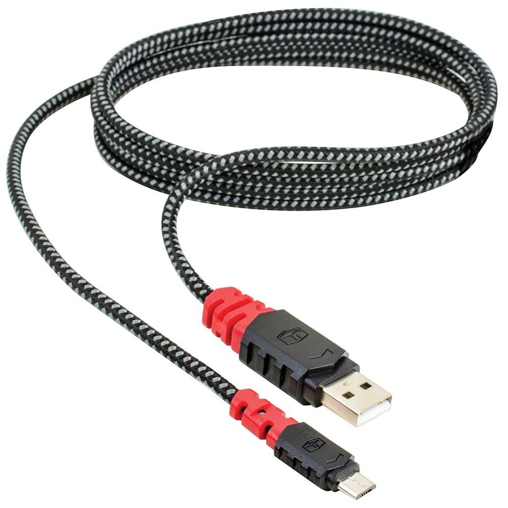 Tuff Tech 23394 6Ft Braided Heavy Duty Micro USB Cable Tuff Tech 23394 6Ft Braided Heavy Duty Micro USB Cable