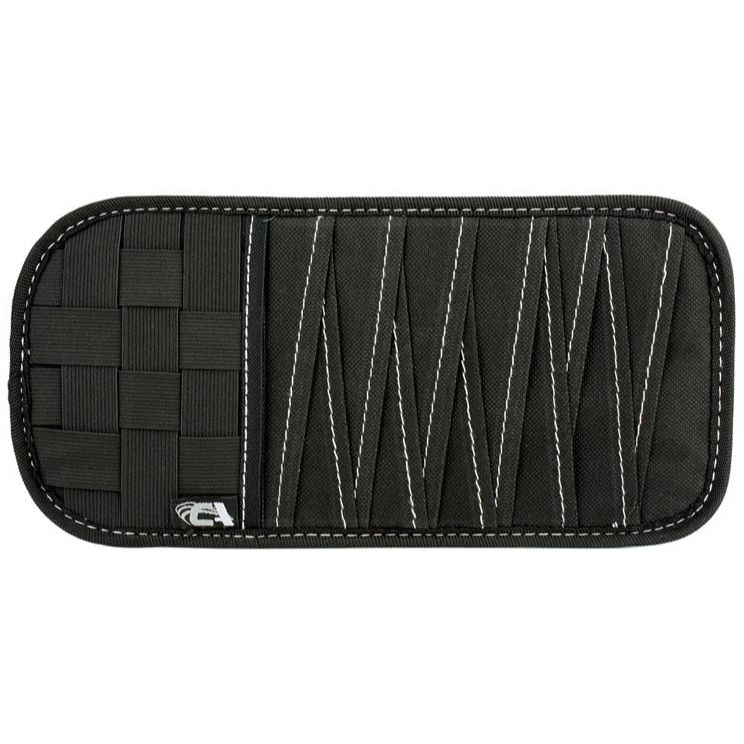 Custom Accessories 12 Slot Black Nylon Visor CD Holder (25000)