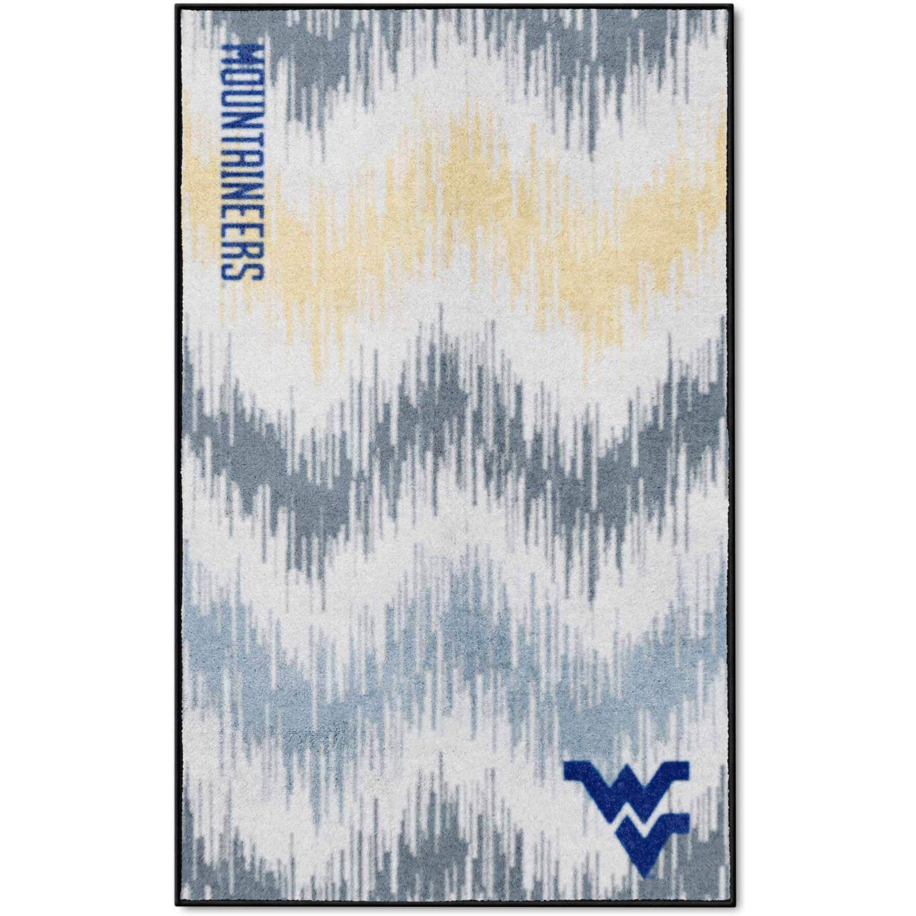 Fanmats 38216 WVU - West Virginia University Mountaineers 4ft. x 6ft. Plush Area Rug Fanmats 38216 WVU - West Virginia University Mountaineers 4ft. x 6ft. Plush Area Rug