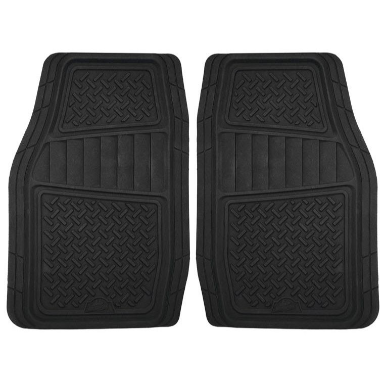 Armor All 78830  2 Piece Rubber Interior Truck/SUV Floor Mat - Black