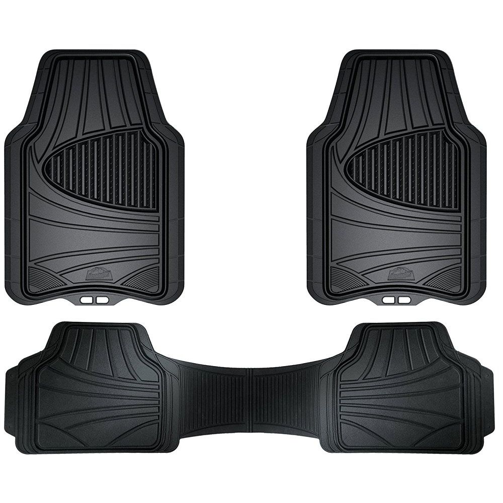 Armor All 78843 3 Piece Full Coverage Floor Mat - Grey Armor All 78843 3 Piece Full Coverage Floor Mat - Grey