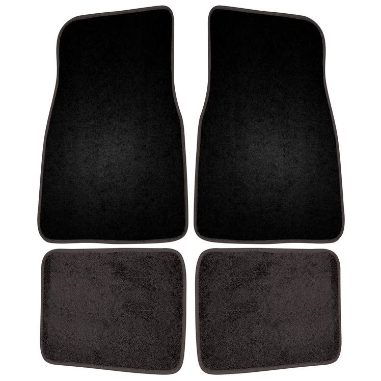 Armor All 78920  4 Piece Set Carpet Interior Floor Mats - Black