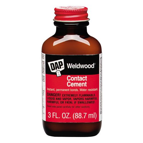 DAP 00105  Weldwood Contact Cement - 3-oz Jar (00107)