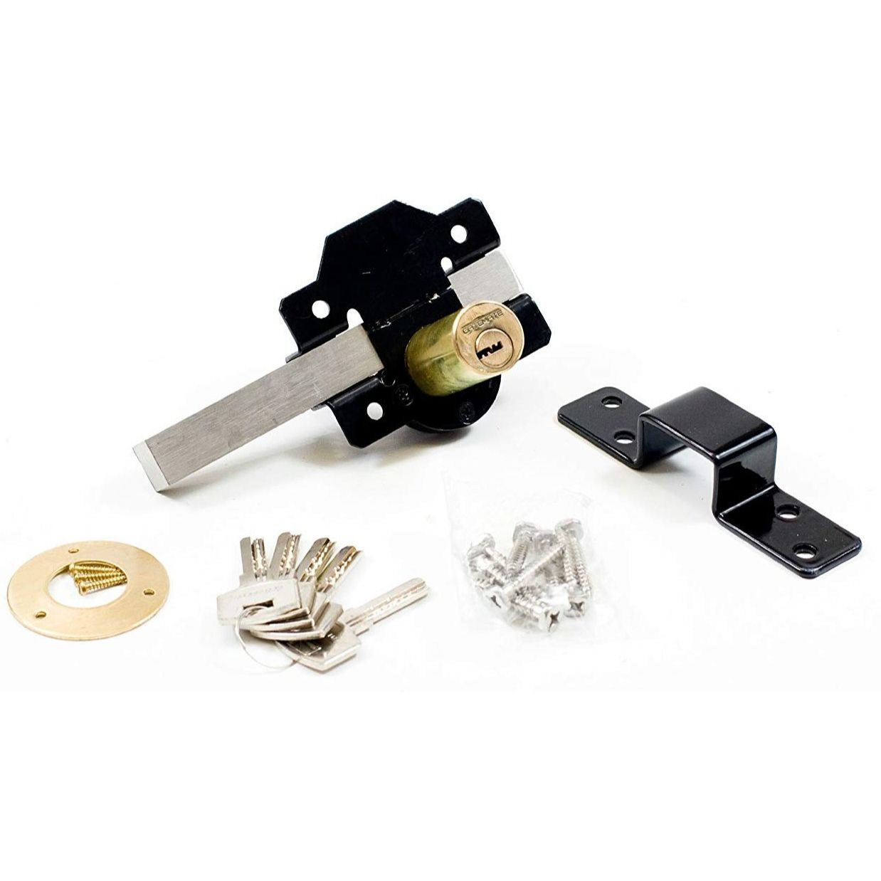 GatePro 1491106  2" Single Cylinder Long Throw Rim Lock