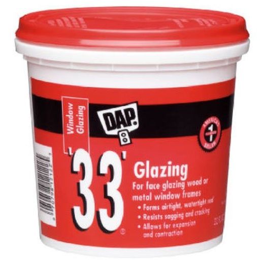 DAP 12121 '33' Window Glazing (RTU) - Pint DAP 12121 '33' Window Glazing (RTU) - Pint