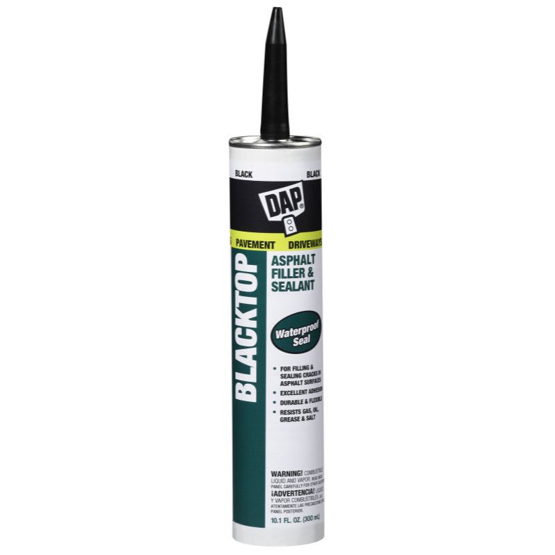 DAP 18017  Blacktop Ashpalt Filler and Sealant - Black 10.1-oz Cartridge (18020)